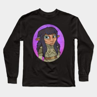 Portrait of Rian Long Sleeve T-Shirt